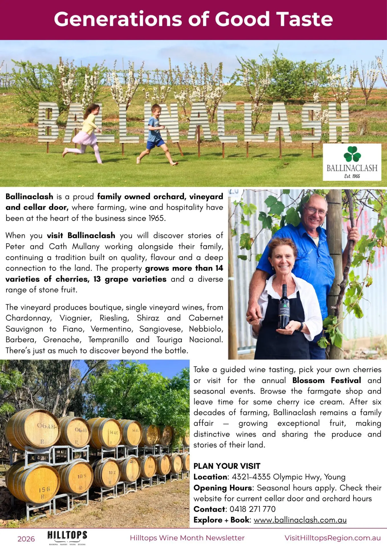 Take Time to Wine in the Hilltops, page 2