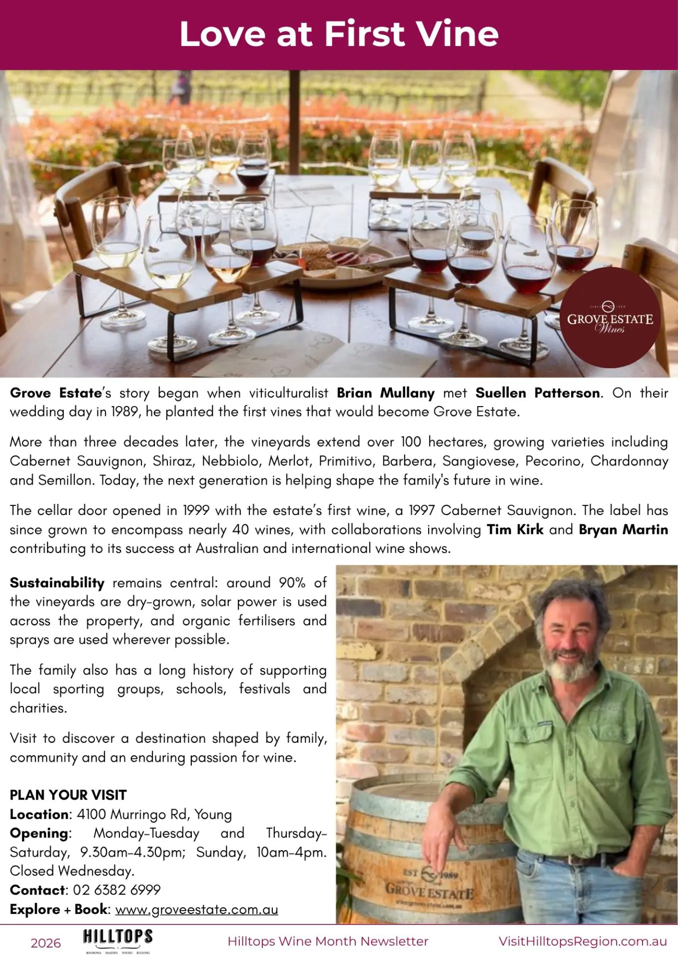 Take Time to Wine in the Hilltops, page 6